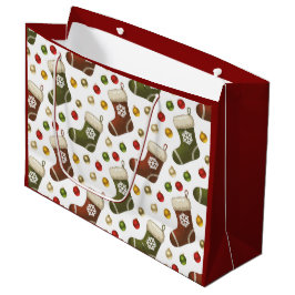 Christmas Wreaths Große Geschenktüte