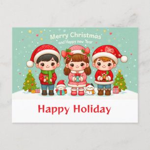 CHRISTMAS wünscht Postkarten