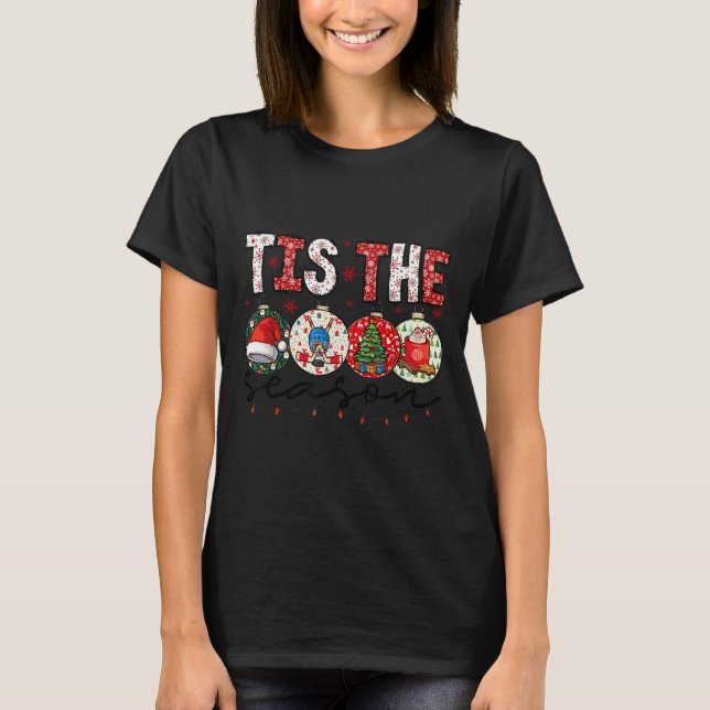 Christmas Xmas Vibes Hockey Lover Hockey Player Wi T-Shirt (Vorderseite)