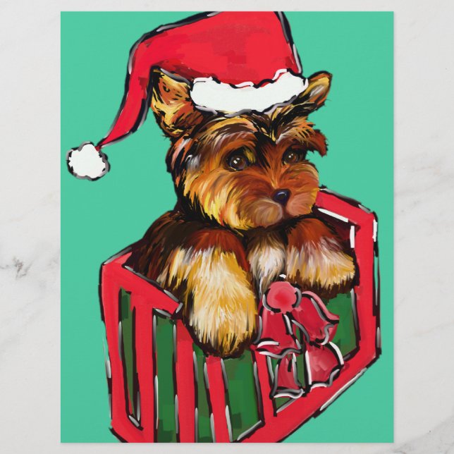 CHRISTMAS YORKIE POO (Vorderseite)