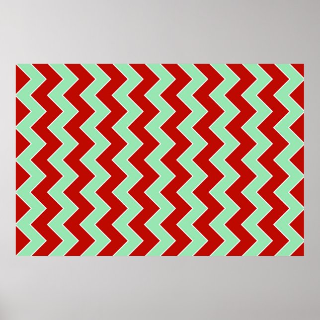 Christmas Zigzag Poster (Vorne)