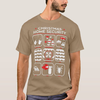 Christmas Zuhause Security Funny T-Shirt