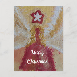 Christmasangel gift love feiertagspostkarte