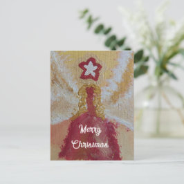 Christmasangel gift love feiertagspostkarte