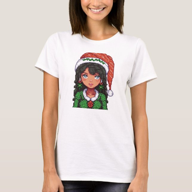 Christmasgirl Tshirt (Vorderseite)