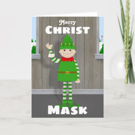 Christmask Feiertagskarte