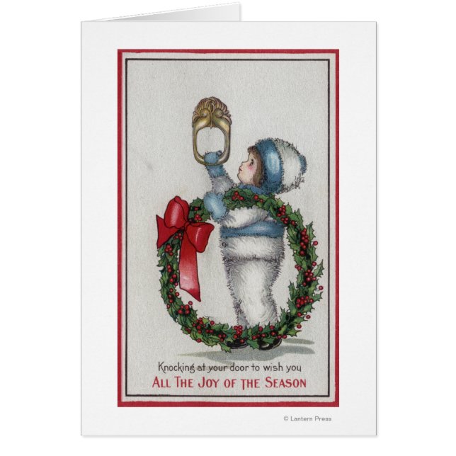 ChristmasKid Holding Kranz (Vorne)