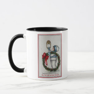ChristmasKid Holding Kranz Tasse