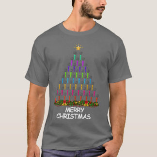 Christmasree singen Frohe Weihnachten Vintag T-Shirt