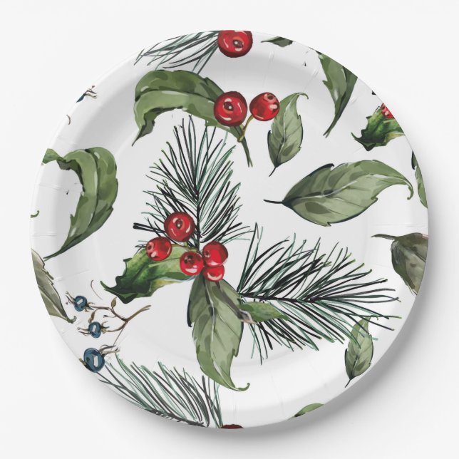 Christmass  pappteller (Vorderseite)