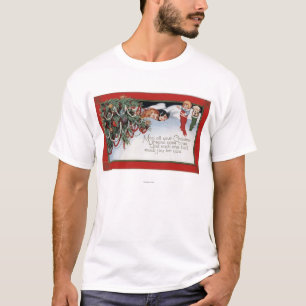 ChristmasSleeping Kinder und ein Gedicht T-Shirt