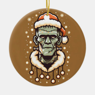 Christmassy Frankenstein Keramik Ornament