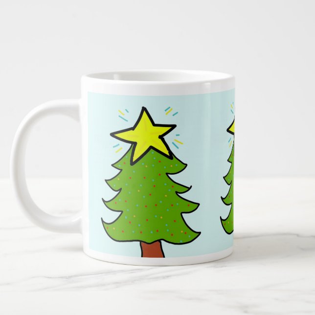 Christmast Tree Jumbo-Tasse (Links)