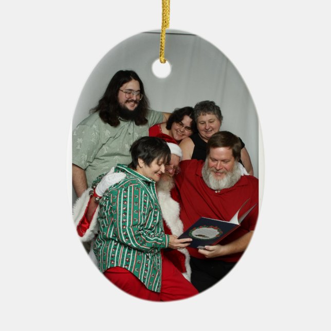 Christmasy Güte Keramik Ornament (Vorne)