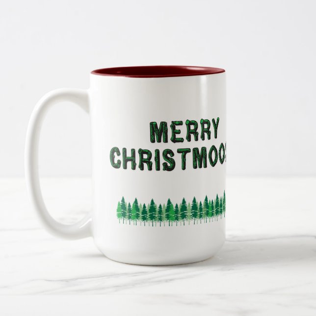 Christmoose Zweifarbige Tasse (Links)