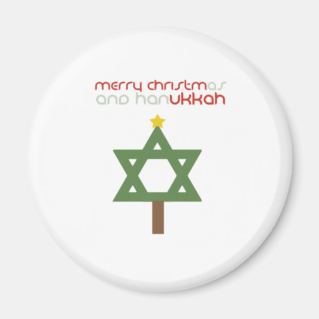 CHRISTMUKKAH TREE MAGNET (Vorne)
