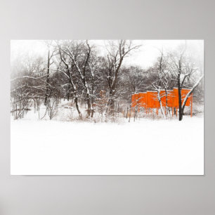 Christo "The Gates" im Central Park Poster