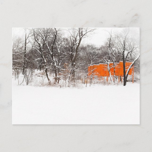 Christo "The Gates" Postkarte (Vorderseite)