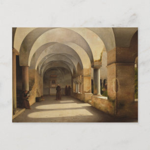 Christoffer Wilhelm Eckersberg - The Cloisters Postkarte