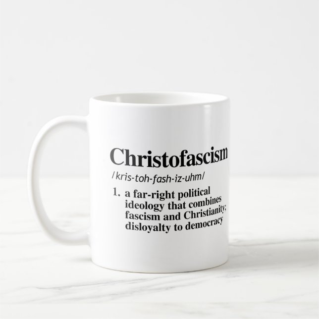 Christofismus Definition Kaffeetasse (Links)