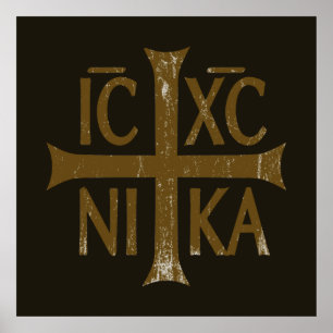 Christogram ICHC NIKA Poster