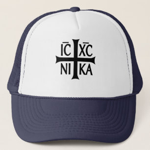 Christogram ICHC NIKA Truckerkappe