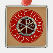 Christogram mit lateinischem Text