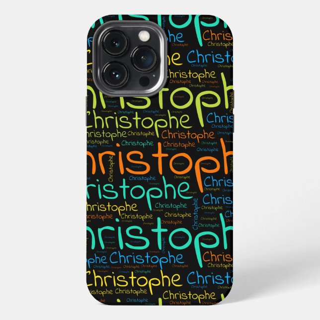 Christophe iPhone Hülle (Rückseite)