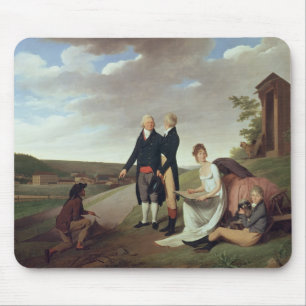 Christophe-Philippe Oberkampf und Familie Mousepad