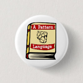 Christopher Alexander ein Muster-Sprachbuch-Button Button