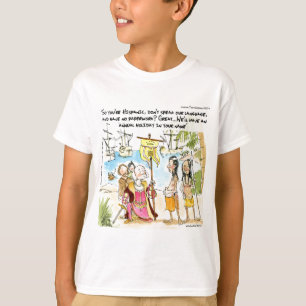 Christopher Columbus Immigriert nach Amerika Funny T-Shirt