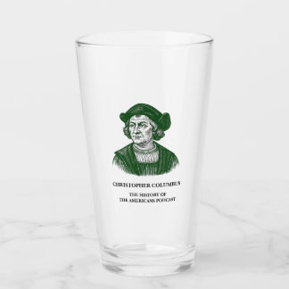 Christopher Columbus Pint Glas