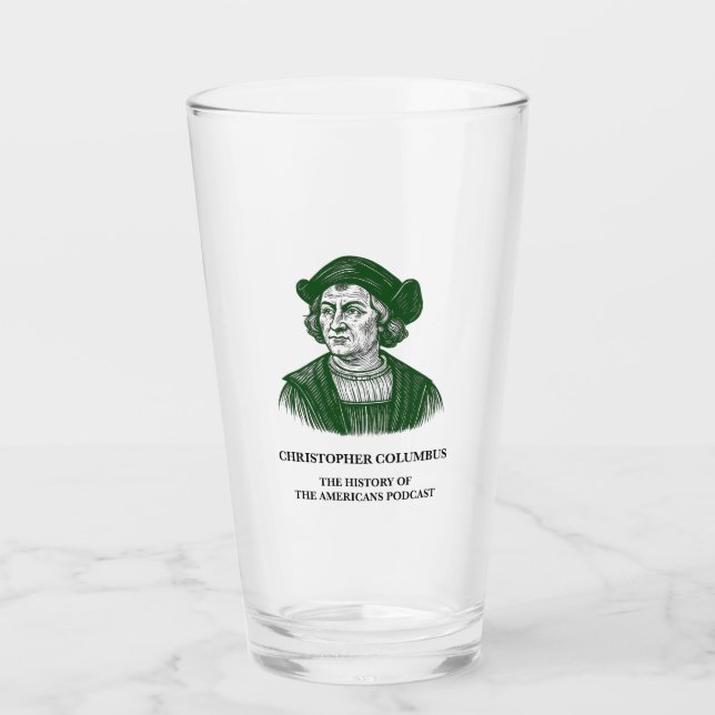 Christopher Columbus Pint Glas (Vorderseite)