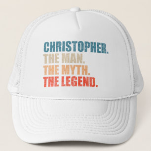 Christopher der Mann der Mythos der Legende Truckerkappe