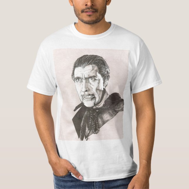 Christopher-Lee Dracula T-Shirt (Vorderseite)