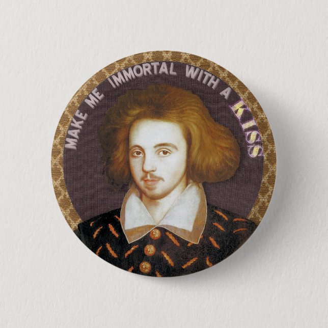 Christopher Marlowe Button (Vorderseite)