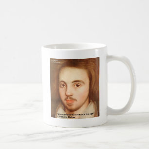 Christopher Marlowe Liebe Zitat "1. Platz" Geschen Tasse