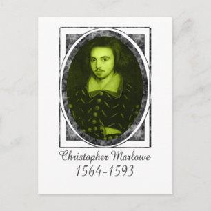 Christopher Marlowe Postkarte