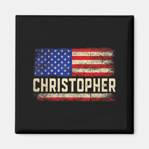 Christopher Vorname Shirt Christopher Name Amer Magnet