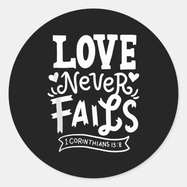 Christs Quotes Bible Verse Tee Religious Gift Tank Runder Aufkleber (Vorderseite)