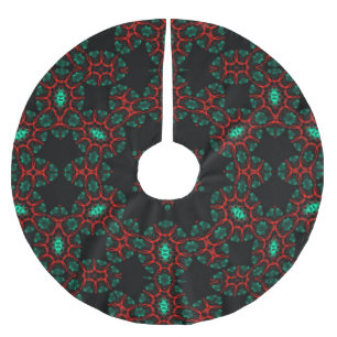Christstachligrün Polyester Weihnachtsbaumdecke