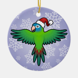 Christstaren / Lorikeet / Papagei Keramik Ornament