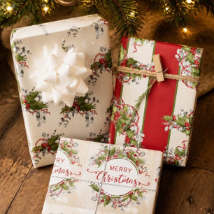 Christstecknadeln Geschenkpapier Set