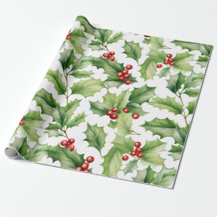 Christsternenblätter Geschenkpapier