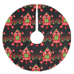Christstollen Weihnachtsstollen Stollen Xmas Schür Polyester Weihnachtsbaumdecke