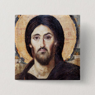 Christus als Herrscher aller Dinge Button