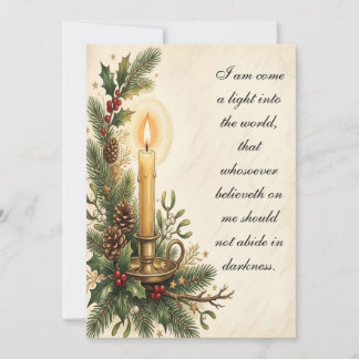 Christus als Licht Weihnachtskarte Karte