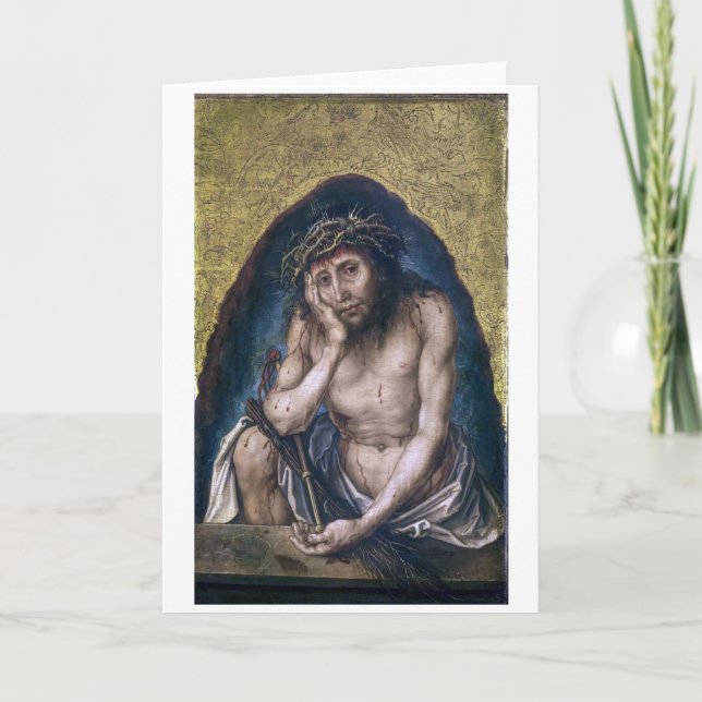 Christus als Mann der Trauern | Albrecht Dü rer | Karte (Vorderseite)