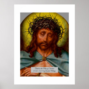 Christus als Mann der Trauern Poster