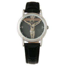 Christus am Kreuz (Glaube) (Velazquez) gekreuzigt Armbanduhr